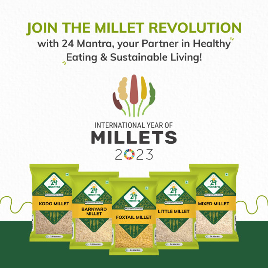24 Mantra Organic Parboiled Kodo Millet - Ancient Grains 500g