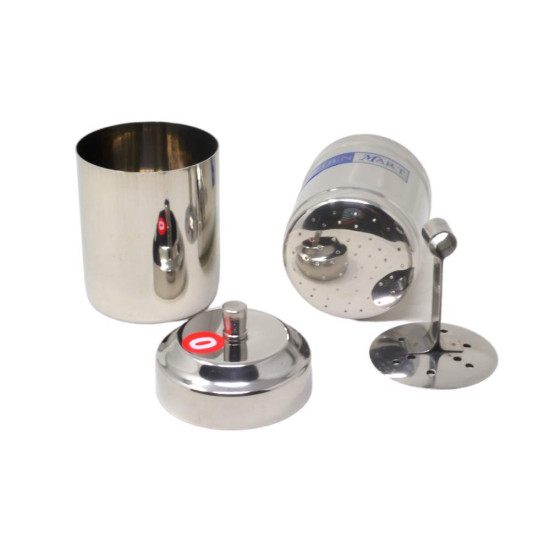 Kitchen Mart Stainless Steel South Indian Filter Coffee Drip Maker - Authentic Coffee Experience