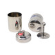 Kitchen Mart Stainless Steel South Indian Filter Coffee Drip Maker - Authentic Coffee Experience