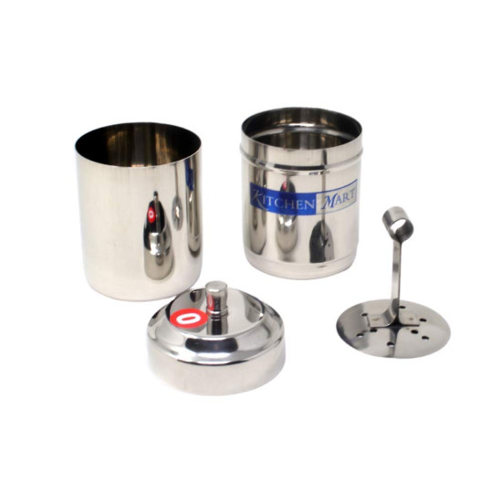 Kitchen Mart Stainless Steel South Indian Filter Coffee Drip Maker - Authentic Coffee Experience