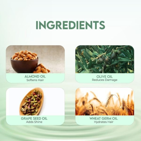 Jovees Herbal Hair Serum Grape Seed and Almond - For Frizzy Hair & Hairfall Prevention