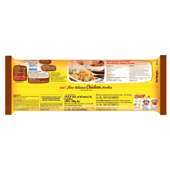 Maggi 2 Minute Chicken Noodles - Real Chicken Bits & Nutrients