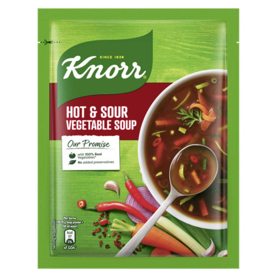 Knorr Classic Hot and Sour Soup With Real Vegetables - Savory Delight
