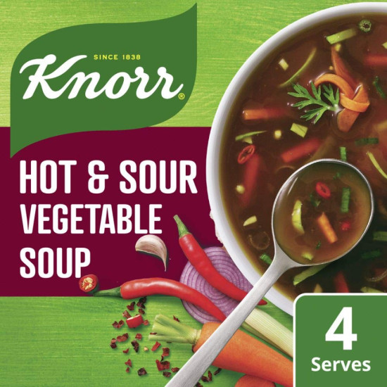 Knorr Classic Hot and Sour Soup With Real Vegetables - Savory Delight