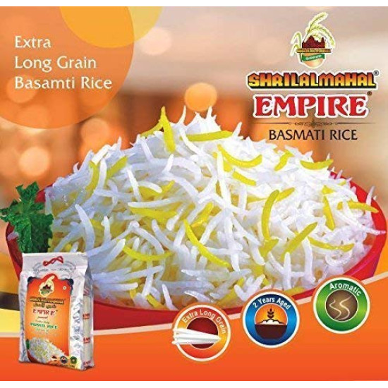 SHRILALMAHAL Empire Basmati Rice - Most Premium Quality 5 Kg