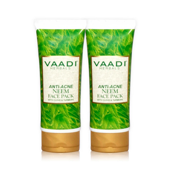 Vaadi Herbals Anti Acne Neem Face Pack - Natural Acne Treatment