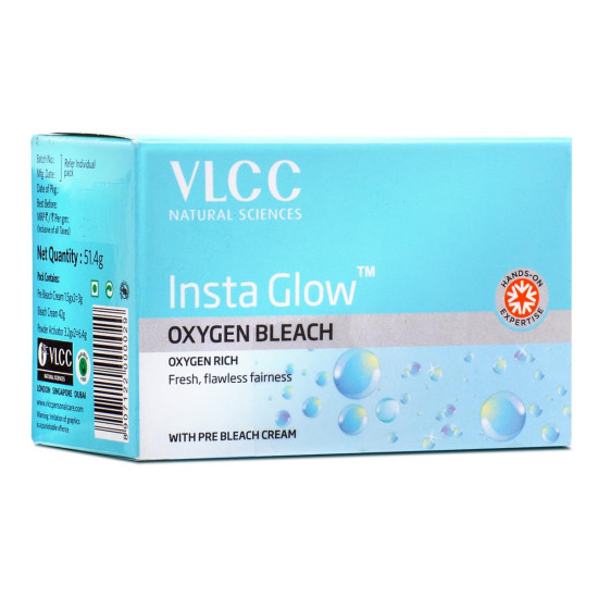 VLCC Insta Glow Oxygen Bleach - Radiant Skin Solution