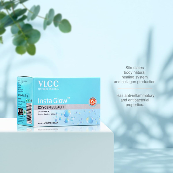 VLCC Insta Glow Oxygen Bleach - Radiant Skin Solution