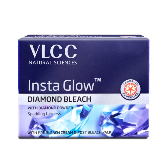 VLCC Insta Glow Diamond Bleach - Sparkling Fairness & Skin Brightening