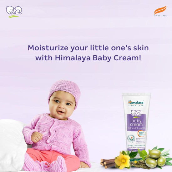 Himalaya Baby Cream - Face Moisturizer & Day Cream for Dry Skin