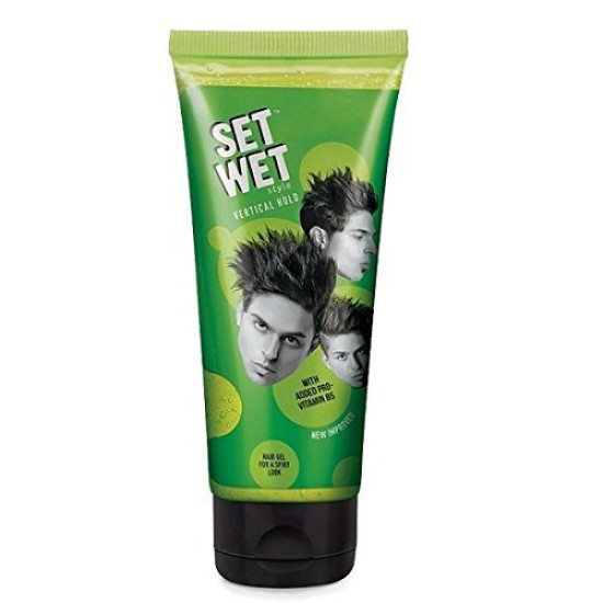 Set Wet Style Vertical Hold Hair Gel - Long-Lasting Hold