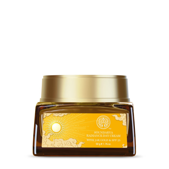 Forest Essentials Soundarya Radiance Cream With 24K Gold & SPF 25 - Iconic & Illuminating