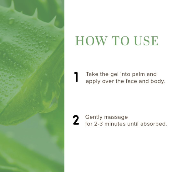 Khadi Natural Ayurvedic Aloe Vera Gel - Healing & Moisturizing Skincare