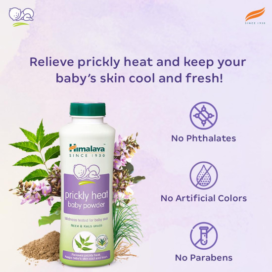 Himalaya Prickly Heat Baby Powder with Neem and Yashada Bhasma - 100g