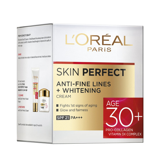L'Oreal Paris Anti-Fine Lines Cream - Fights Signs of Aging with SPF21