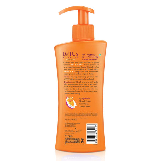 Lotus Herbals Safe Sun UV Protect Body Lotion SPF 25 PA+++ - Hydrating & Protective