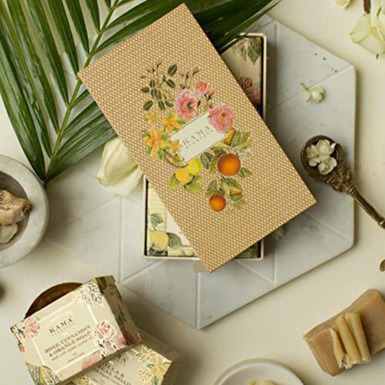 Kama Ayurveda Natural Soap Box 375g - Luxurious Skincare