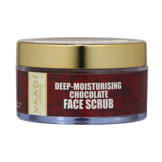 Vaadi Herbals Deep Moisturising Chocolate Face Scrub - Enriched with Natural Extracts