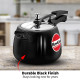 Hawkins 4 Litre Contura Black Pressure Cooker - Hard Anodised Inner Lid Hawkins 4 Litre Contura Black Pressure Cooker - Hard Anodised Inner Lid