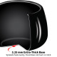 Hawkins 6.5 Litre Contura Black Pressure Cooker - Hard Anodised Inner Lid Cooker