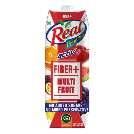 Real Activ Fiber Multi Fruit 1L - No Added Sugars & Preservative