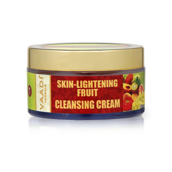 Vaadi Herbals Skin Lightening Fruit Cleansing Cream - Natural Radiance Enhancer