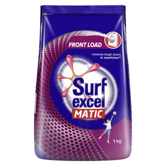 Surf Excel Matic Front Load Detergent Powder 1 kg - Optimal Cleaning for Front Load Machines