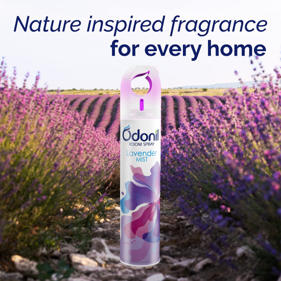 Odonil Room Air Freshener Spray - Lavender Mist | Nature Inspired Fragrance