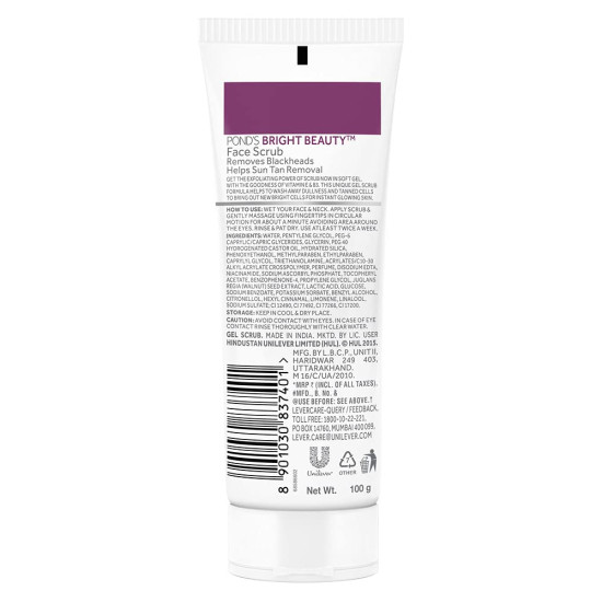 POND'S Bright Beauty Face Scrub - Deep Clean & Glowing Skin