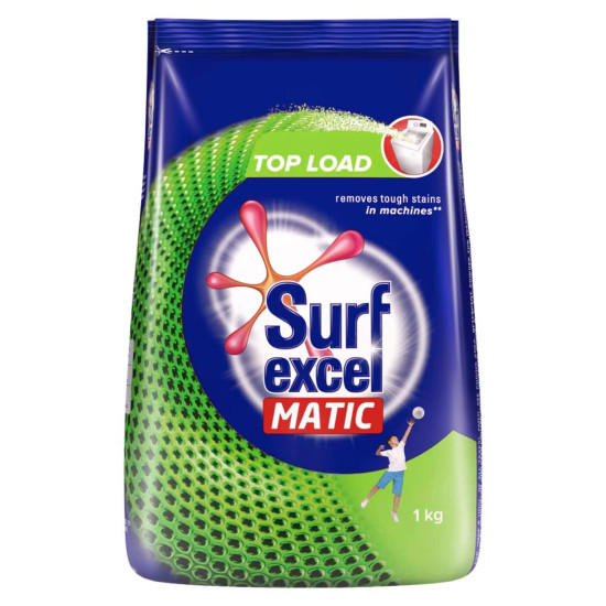 Surf Excel Matic Top Load Detergent Powder 1 kg - Advanced Cleaning Technology