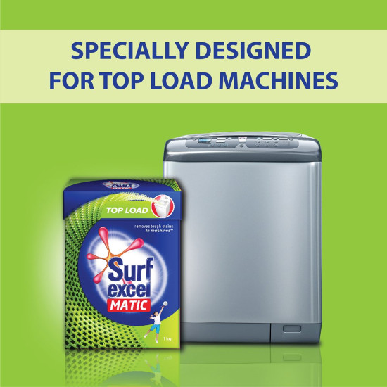 Surf Excel Matic Top Load Detergent Powder 1 kg - Advanced Cleaning Technology