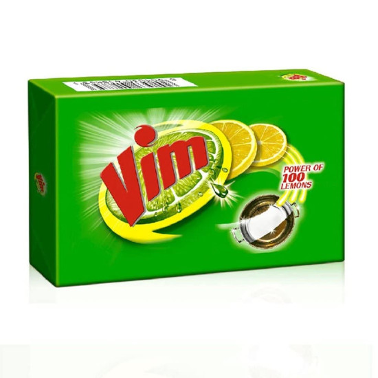 Vim Dishwash Bar, 130 g - Tough on Stains, Gentle on Hands