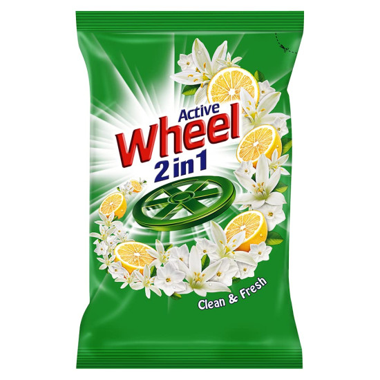 Wheel Green Powder Lemon and Jasmin - Bleach Free Detergent