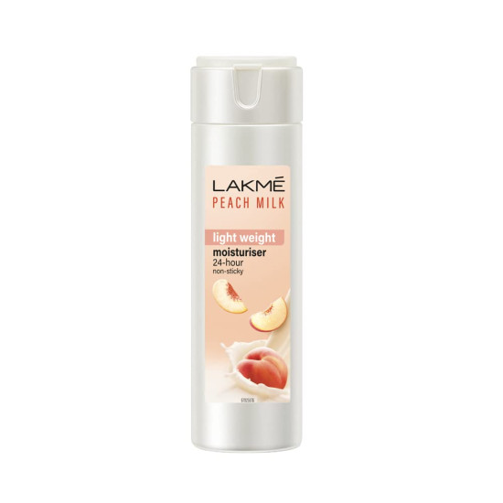 Lakme Peach Milk Moisturizer Body Lotion 60ml - 12-Hour Moisture Lock