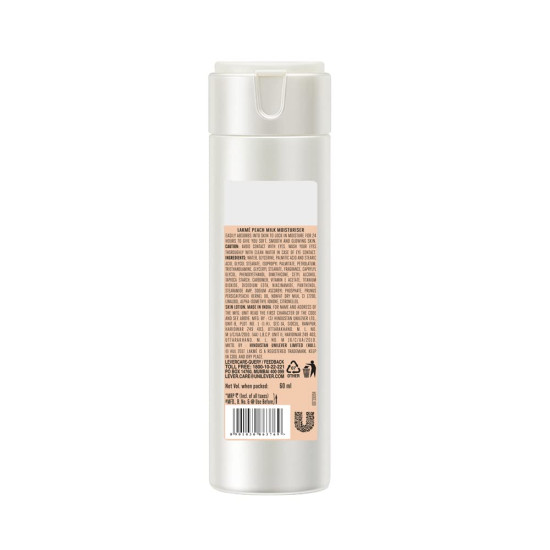 Lakme Peach Milk Moisturizer Body Lotion 60ml - 12-Hour Moisture Lock