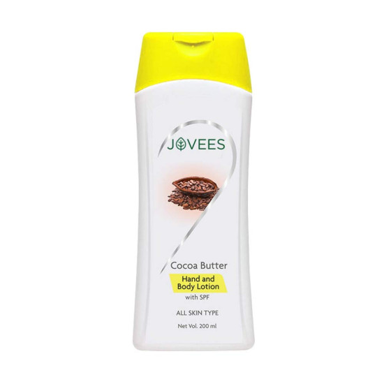 Jovees Cocoa Butter Hand and Body Lotion - Lightweight Hydration for Dry Skin