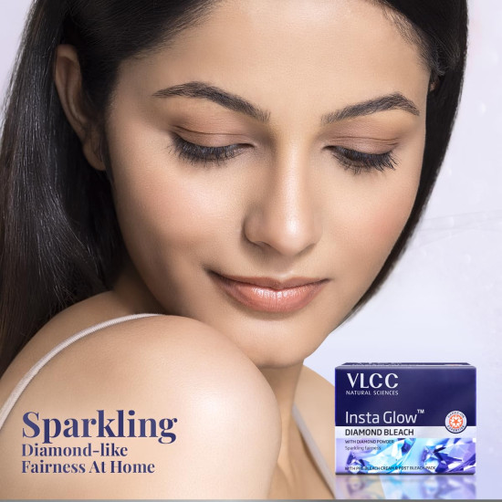 VLCC Insta Glow Diamond Bleach - Sparkling Fairness & Skin Brightening