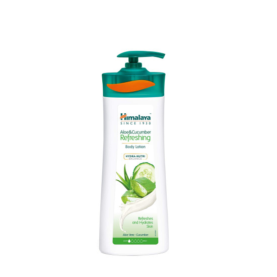 Himalaya Refreshing Body Lotion, Aloe and Cucumber - Smooth and Hydrated Skin
