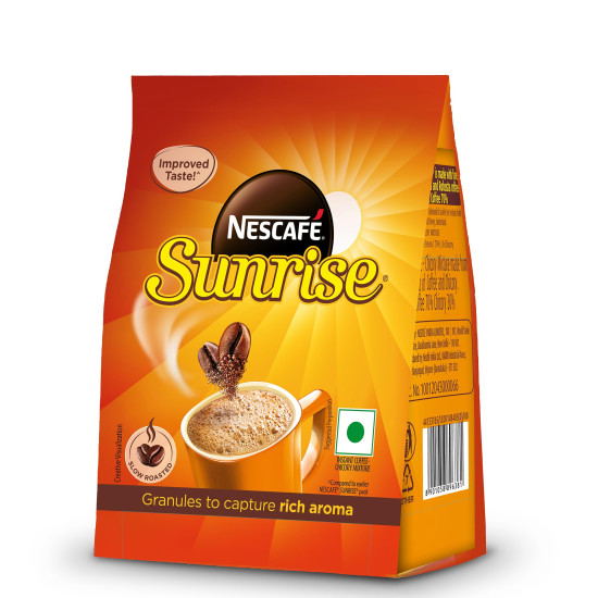 NESCAFE SUNRISE Instant Coffee Powder - Rich Taste & Aroma