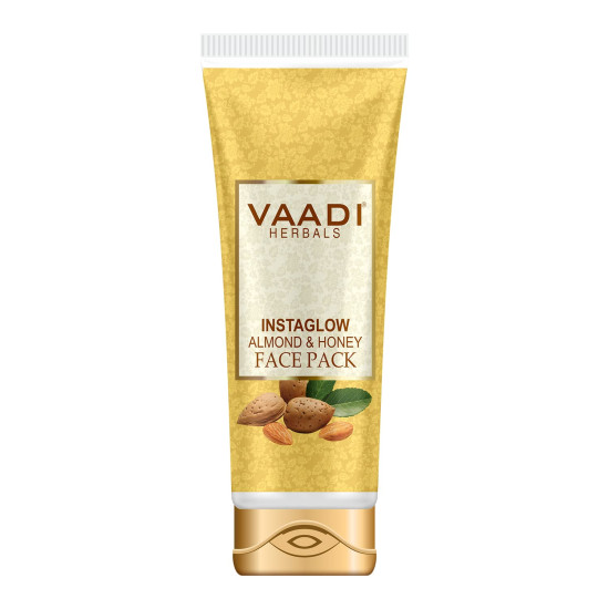 Vaadi Herbals Instaglow Almond and Honey Face Pack - Instant Glow and Shine
