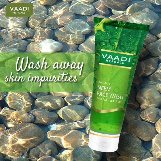 Vaadi Herbals Anti Acne Neem Face Wash - Tea Tree Extract