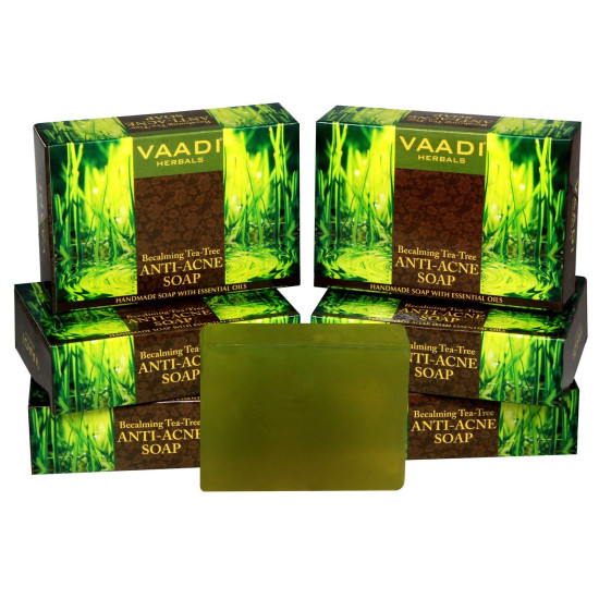 Vaadi Herbals Becalming Tea Tree Soap - Anti Acne Therapy