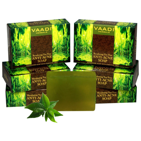 Vaadi Herbals Becalming Tea Tree Soap - Anti Acne Therapy