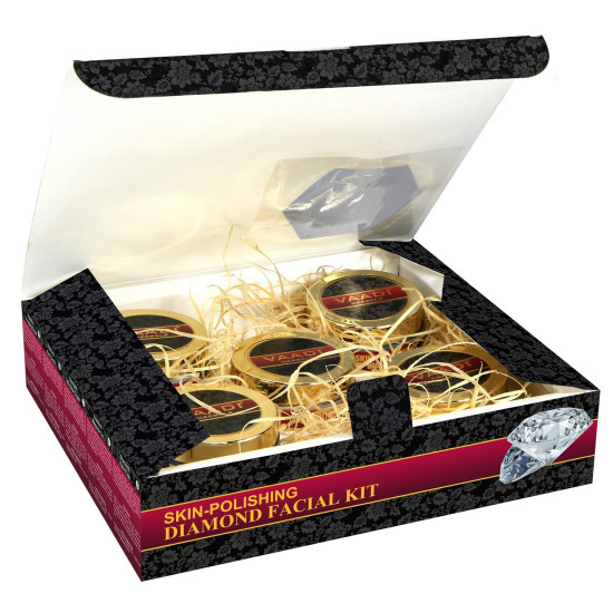 Vaadi Herbals Skin Polishing Diamond Facial Kit - Radiant Skin with Diamond Ash