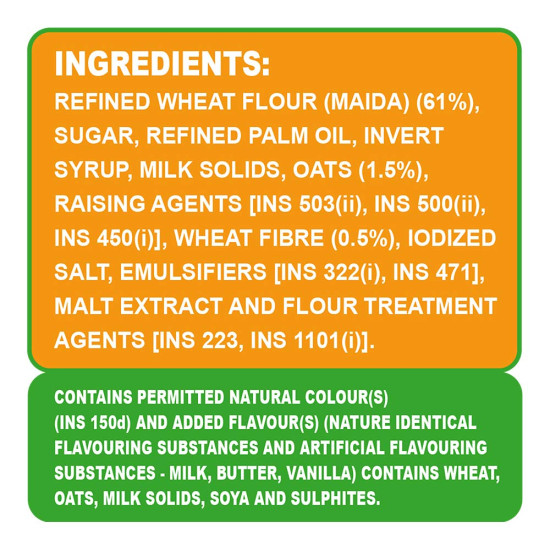 Sunfeast Marie Light Oats - Enriched with Oats and Wheat Fibre