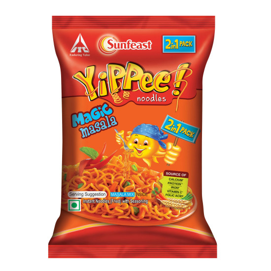 Sunfeast YiPPee! Magic Masala Noodles - Long, Slurpy with Real Vegetables