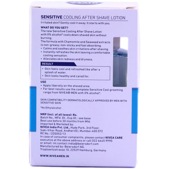 NIVEA MEN Sensitive Cooling After Shave Lotion - 100ml
