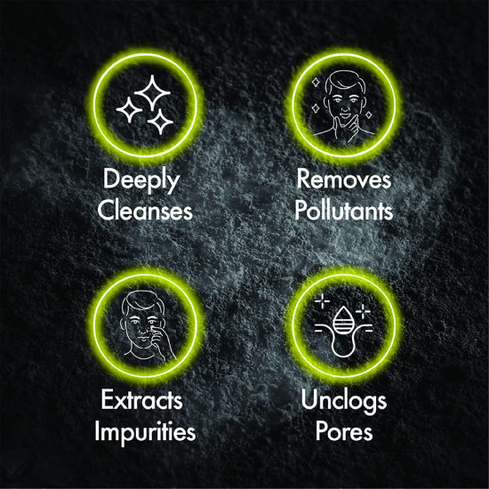 Pond's Men Pollution Out Activated Charcoal Facewash - Deep Clean for Men