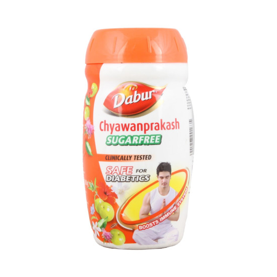 Dabur Chyawanprakash - Sugarfree, 500g Bottle - Low Calorie Immune Booster