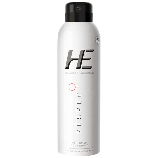 HE Advanced Grooming Respect Perfumed Body Spray For Men - Long-lasting Freshness